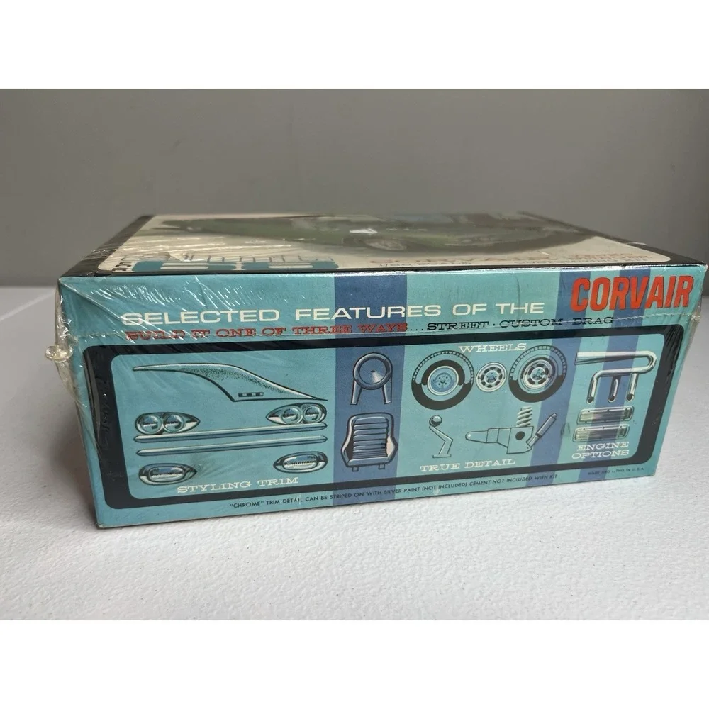 *RARE! Vtg AMT 1968 CORVAIR‎ YENKO STINGER Model KIT #2